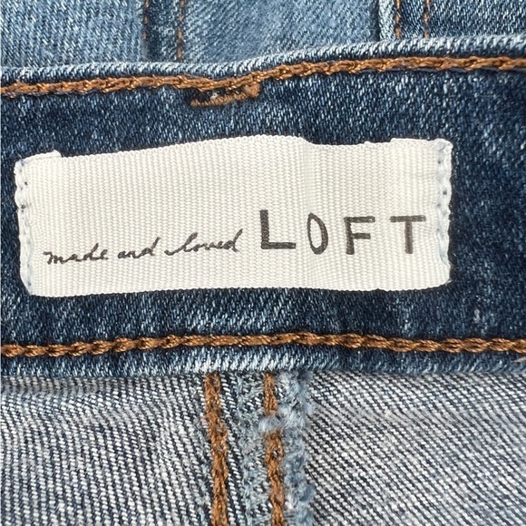 Loft Ann Taylor Skinny Slim Pocket Distressed Jeans Size 25 Women’s - Picture 2 of 7